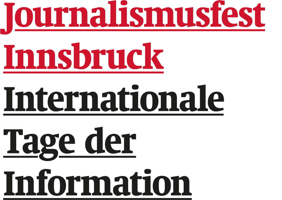 Programm 2022 | Journalismusfest Innsbruck